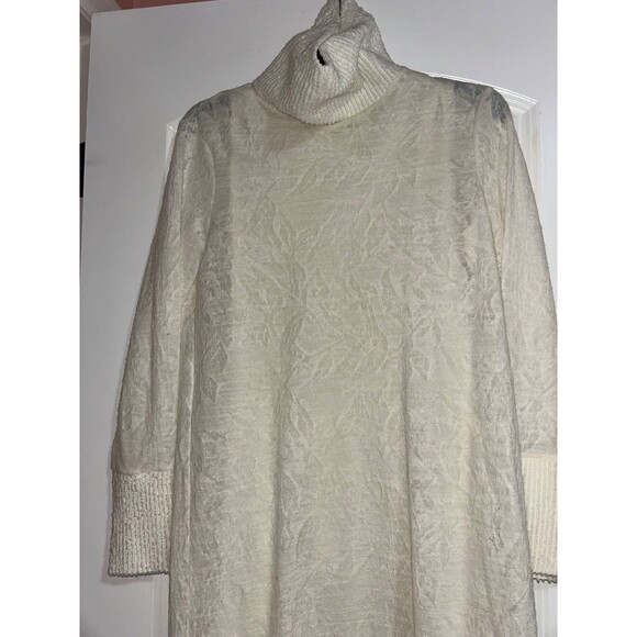 ZARA ZW Collection Women’s Wool Blend Jacquard Midi Dress S NWT Fairy Boho - Picture 4 of 10